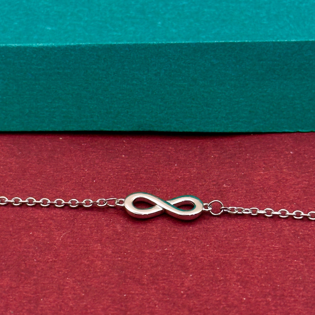 925 Silver Infinity Charm Bracelet