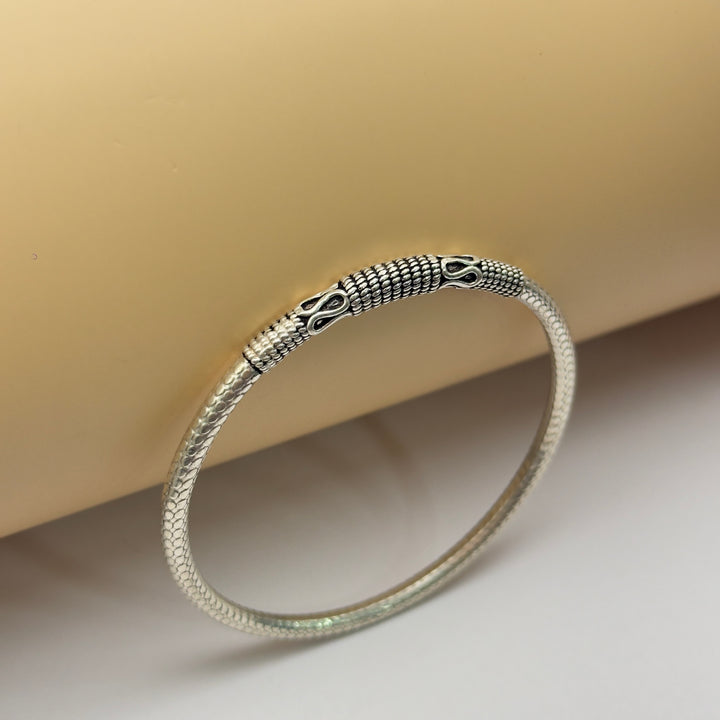 Elegant Antique Finish 92.5 Silver Kada for Women