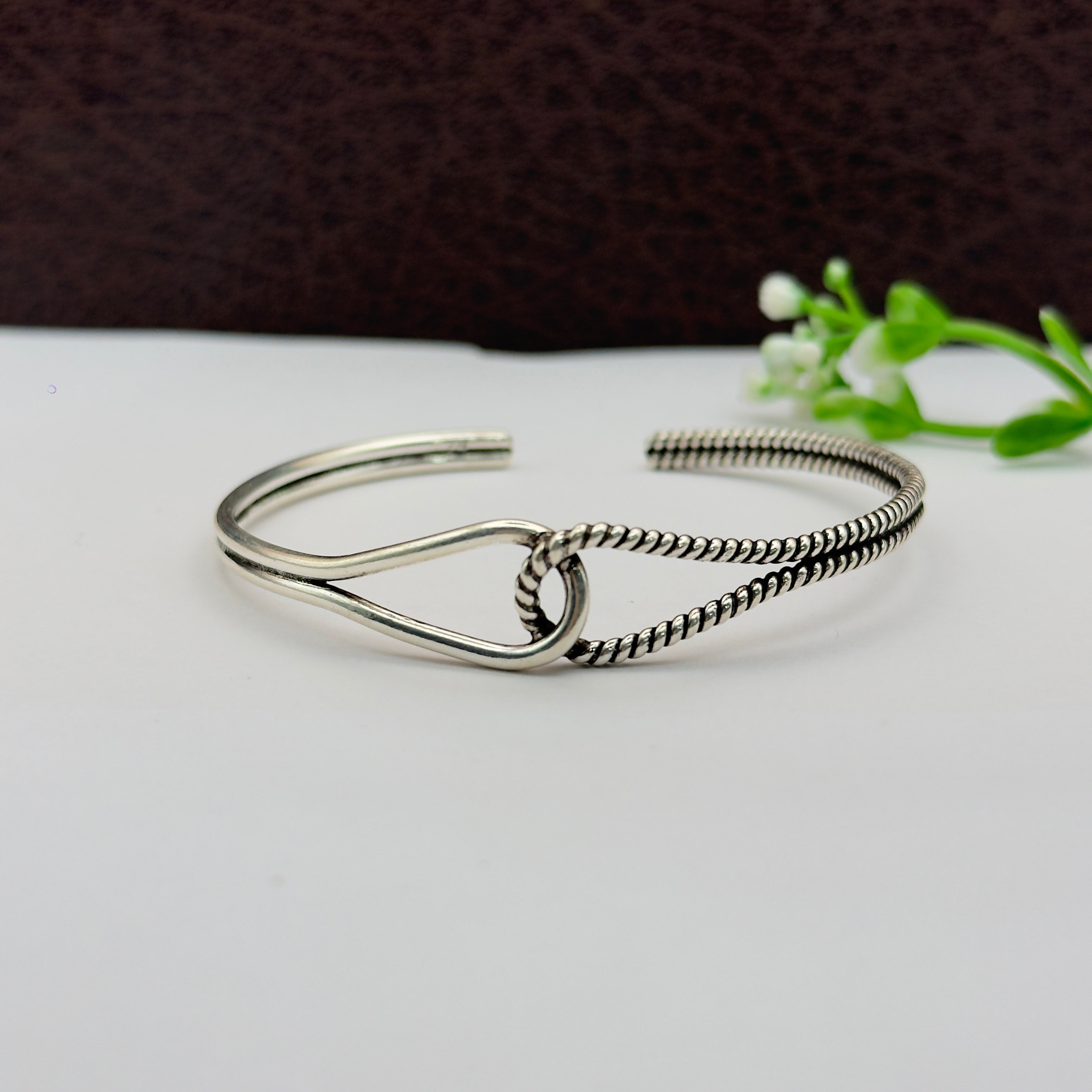 Handcrafted Knot & Rope Design|925 Silver|