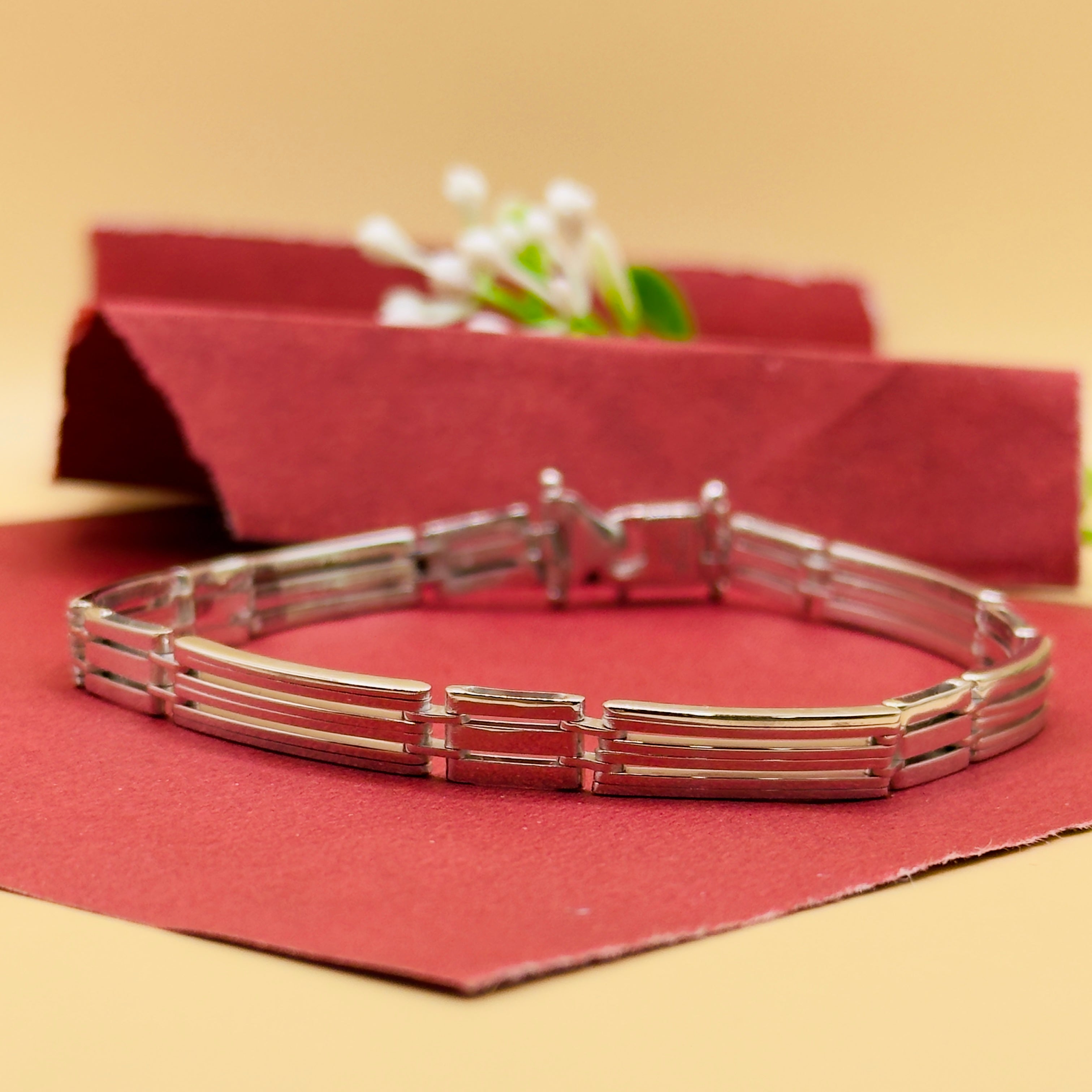 925 Silver Men’s Elegant Link Bracelet