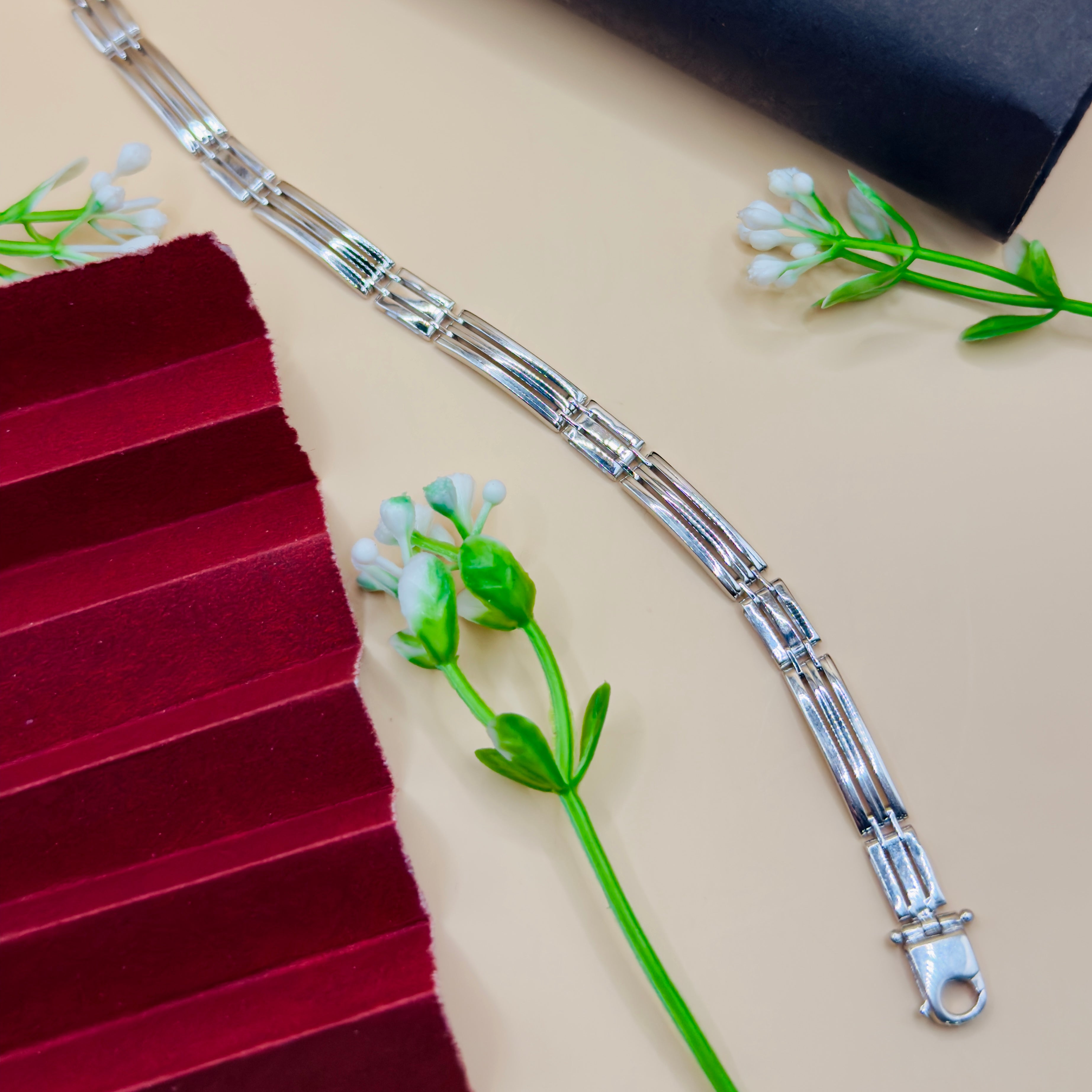 925 Silver Men’s Elegant Link Bracelet