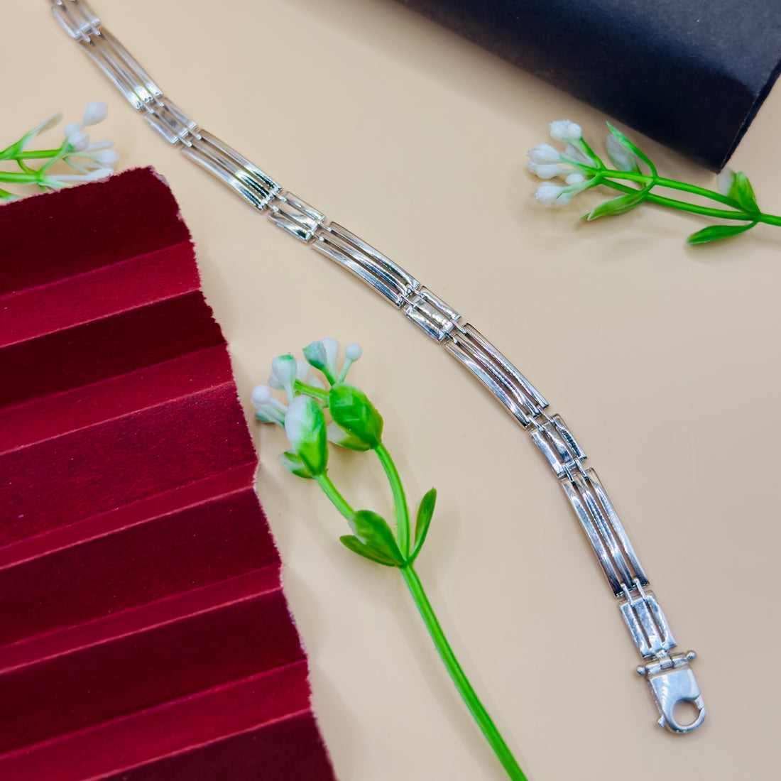 925 Silver Men’s Elegant Link Bracelet