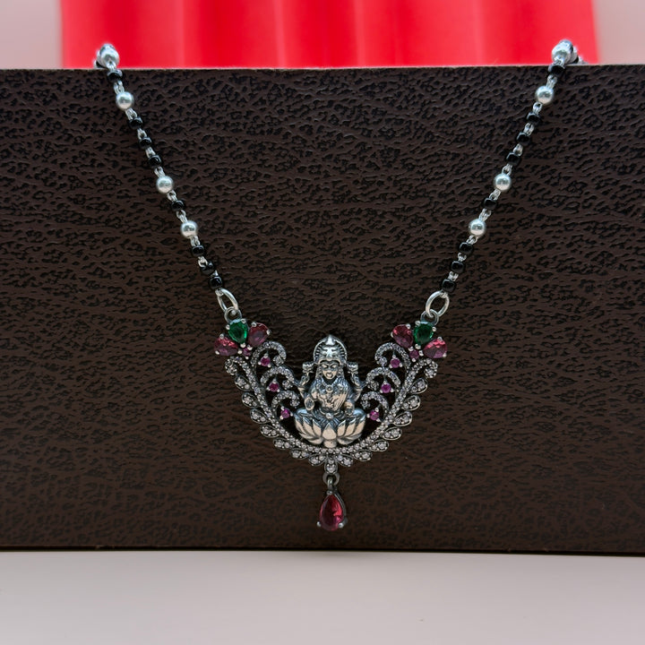 Handmade 925 Silver Traditional Laxmi Ji Mangalsutra