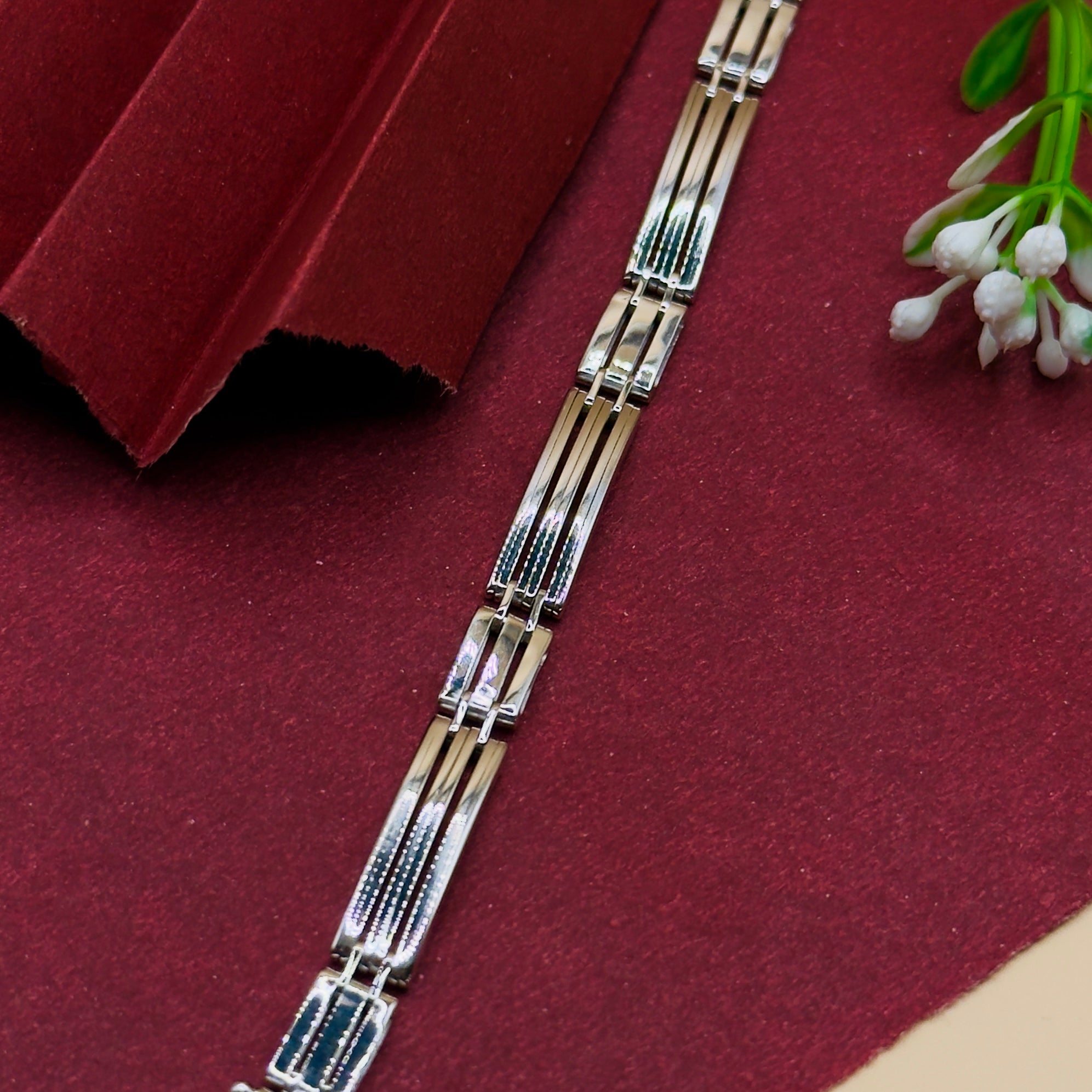 925 Silver Men’s Elegant Link Bracelet