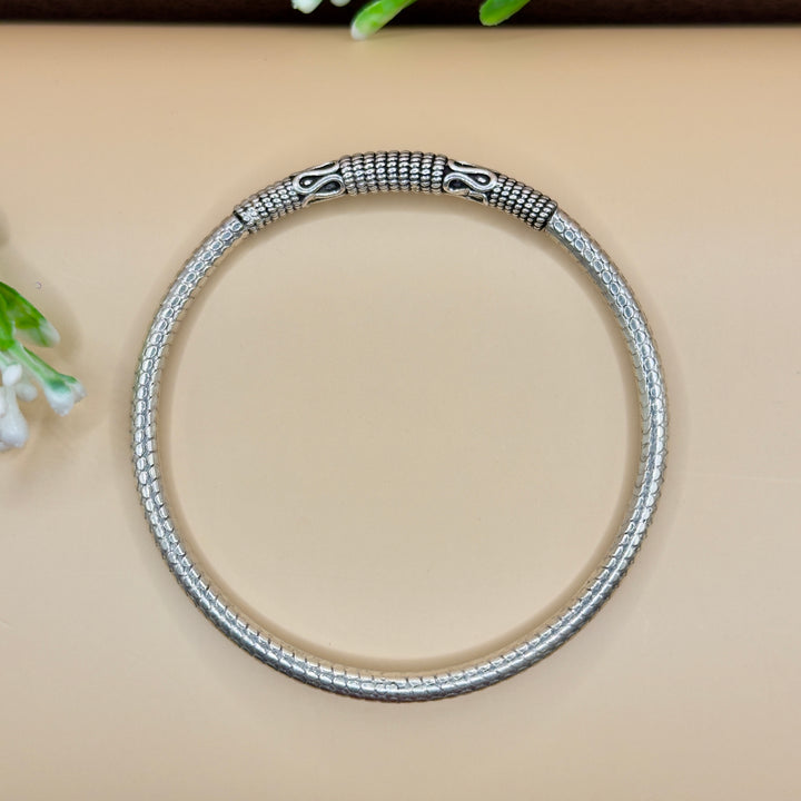 Elegant Antique Finish 92.5 Silver Kada for Women